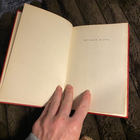 Red Hardcover Book 'The Origin of Evil' first edition very good condition 1951 - Picture 5 of 8